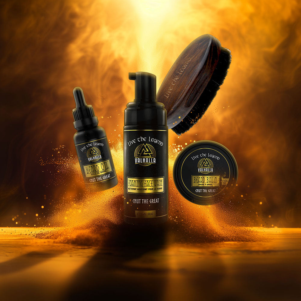 Ultimate Viking Beard Care Kit - Beard Oil, Beard Balm, Boar Brush