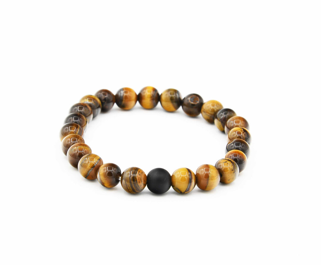 8mm Bracelet With Tiger Eye beads