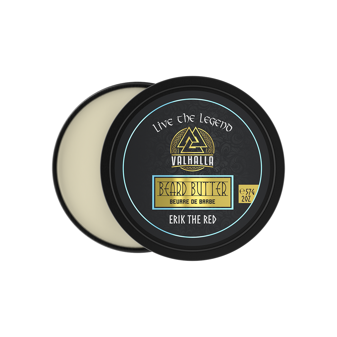 Erik the Red Beard Butter by Valhalla Legend - warrior grade beard care made in Canada