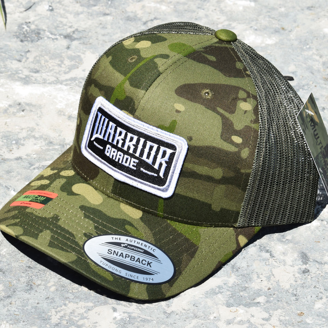 Warrior Grade - YUPOONG RETRO Trucker Cap - Camo Green