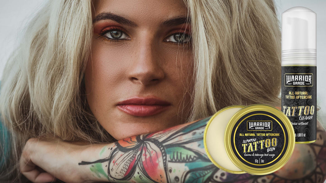 Tattoo Aftercare Products for the Healing Process and for Revitalizing Older Tattoos
