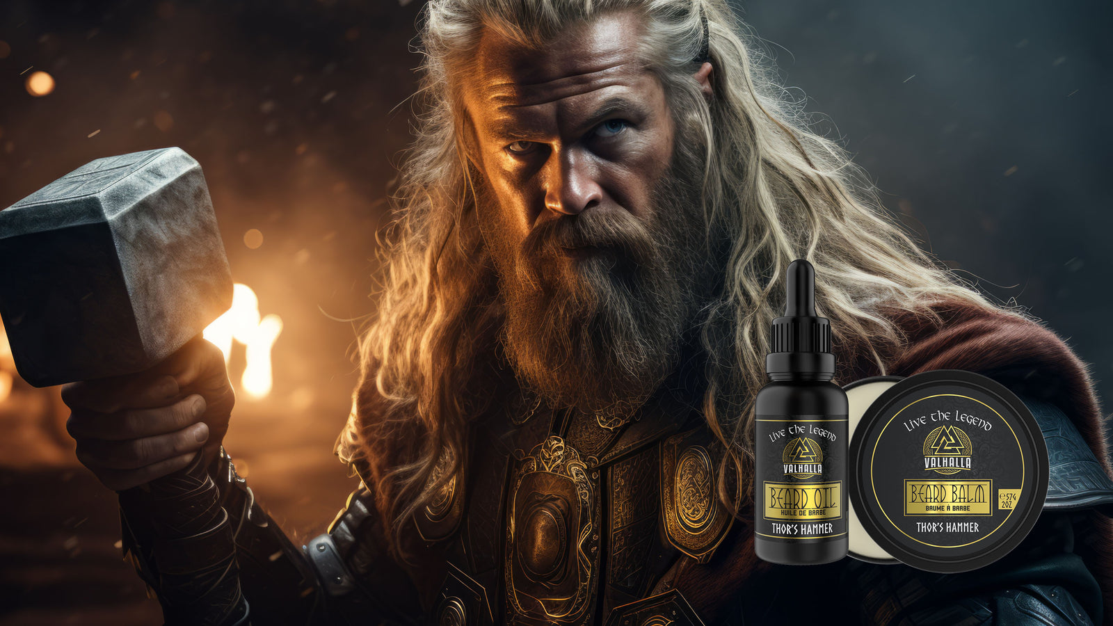 Thor's Hammer Beard Care by Valhalla Legend