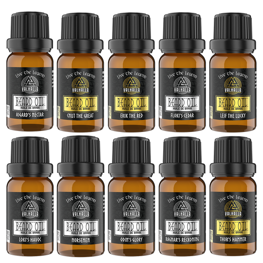 Beard Oil Sampler pack by Valhalla Legend - Viking Beard Oil