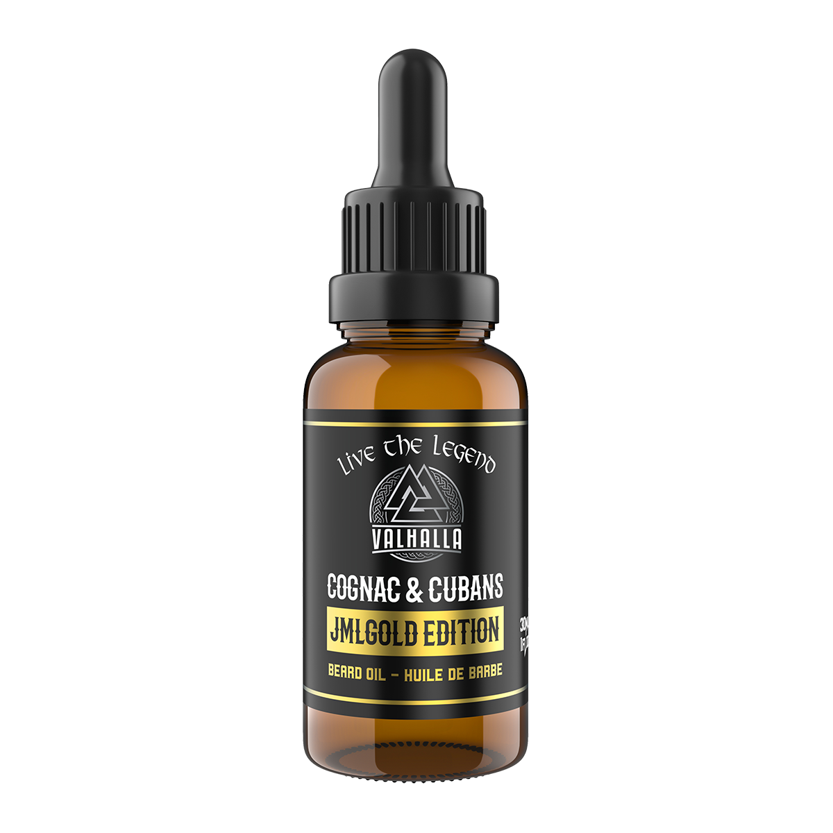 JMLGOLD Edition - Golden Beard Care - Cognac and Cubans Scented