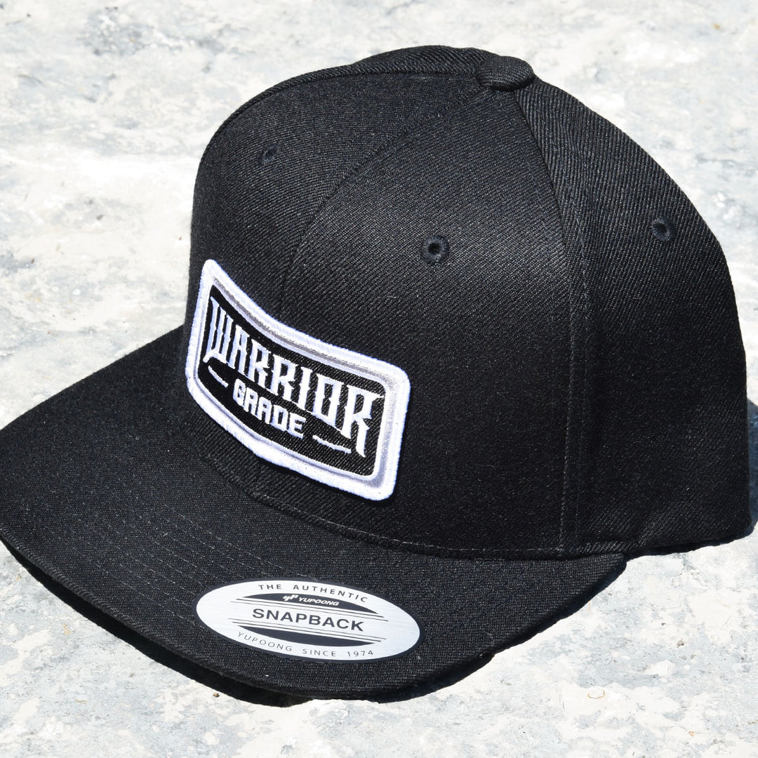 Warrior Grade - YUPOONG Classic Snapback Hat - Black