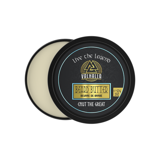 Cnut the Great Beard Butter by Valhalla Legend - warrior grade beard care made in canada