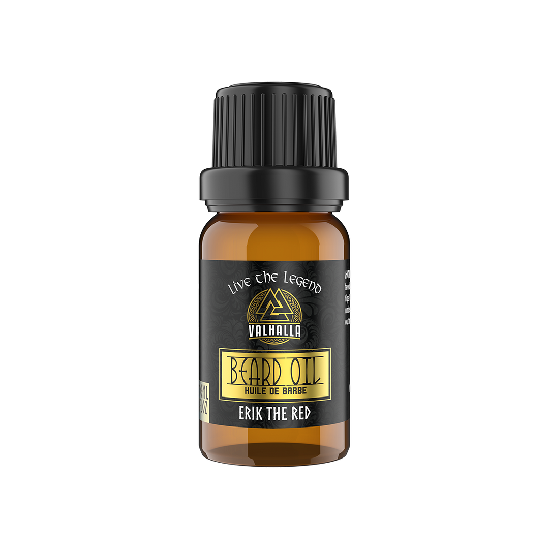 Erik the Red Beard Oil by Valhalla Legend - warrior grade beard care made in Canada - 10ml sampler