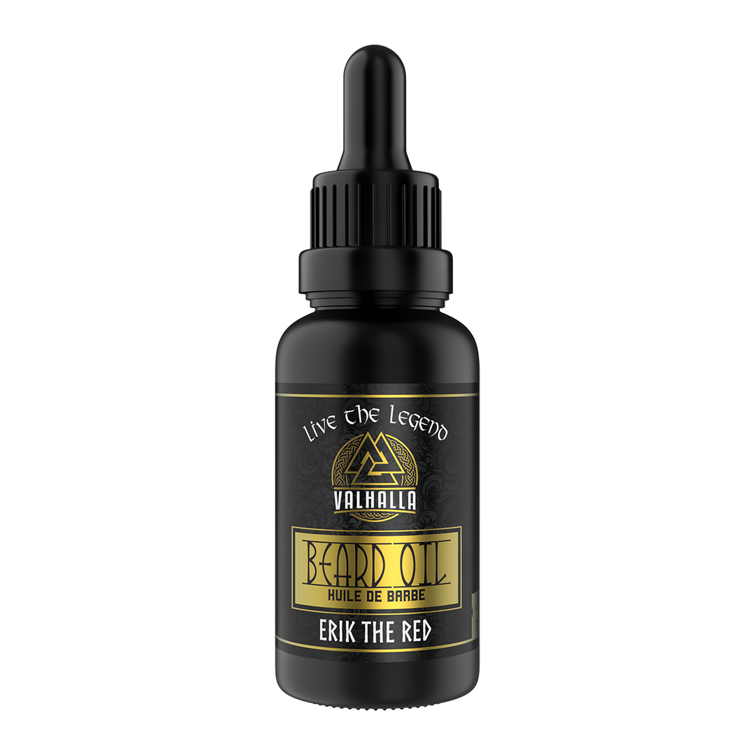 Erik the Red Beard Oil by Valhalla Legend - Warrior Grade Beard Care made in Canada