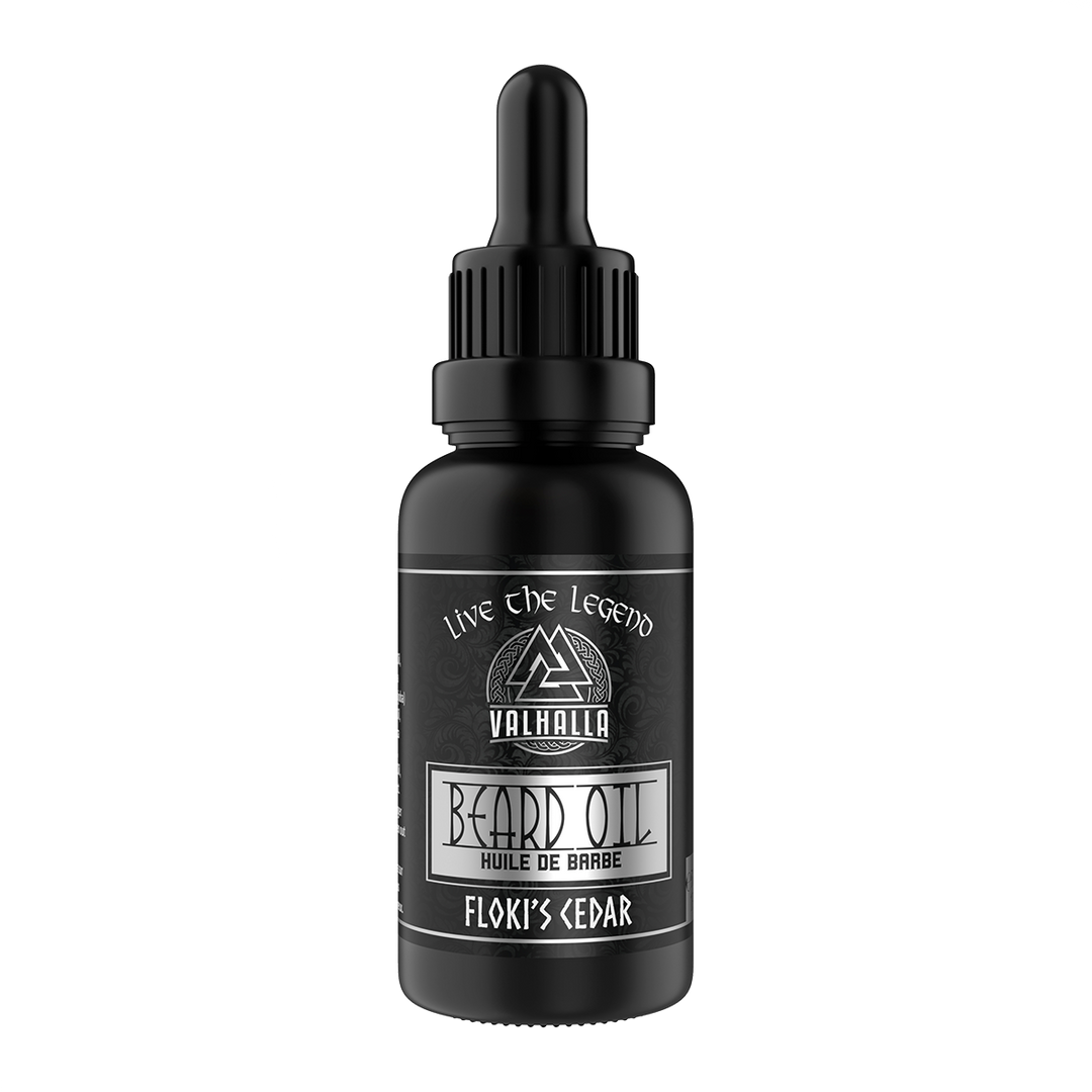 Floki's Cedar Beard Oil - Viking Beard Care - Valhalla Legend