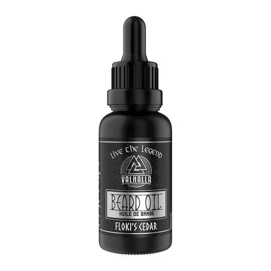 Floki's Cedar Beard Oil - Viking Beard Care - Valhalla Legend