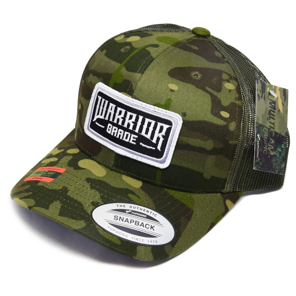 Warrior Grade - YUPOONG RETRO Trucker Cap - Camo Green