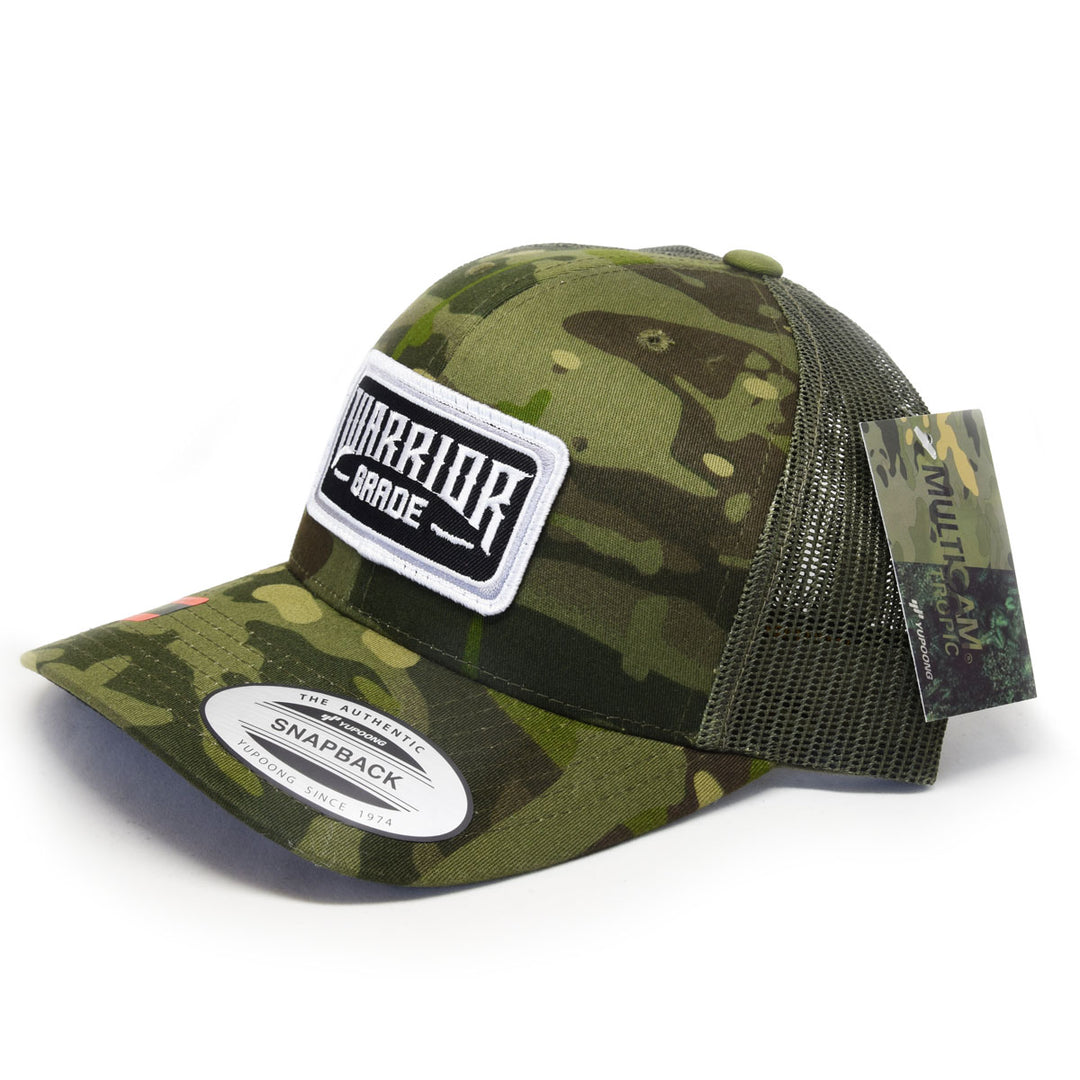 Warrior Grade - YUPOONG RETRO Trucker Cap - Camo Green