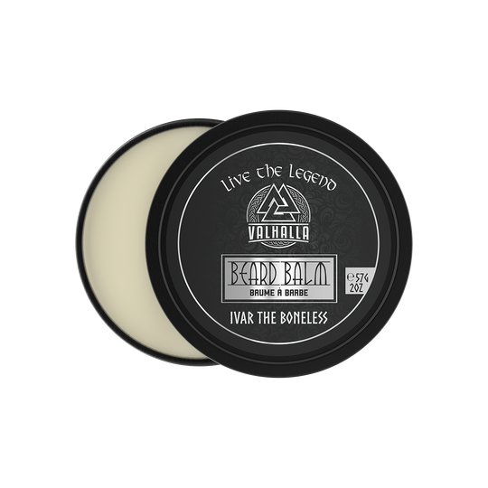 Ivar the Boneless Beard Balm by Valhalla Legend - warrior grade beard care made in Canada