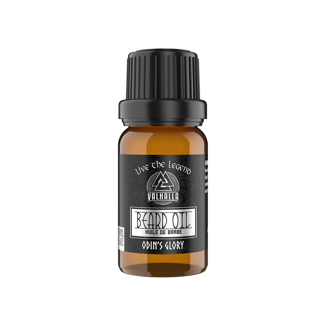 Odin's Glory Beard Oil by Valhalla Legend - warrior grade beard care made in canada - 10ml sampler