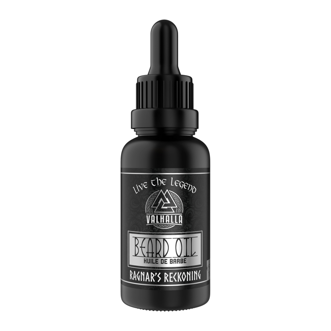 Ragnar's Reckoning Beard Oil by Valhalla Legend - warrior grade beard care made in canada - 30ml