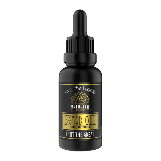 Cnut the Great Beard Oil by Valhalla Legend - warrior grade beard care made in canada